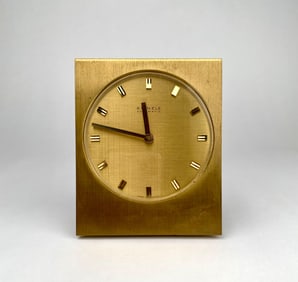 Kienzle Automatic Brass Desk Clock with German Movement