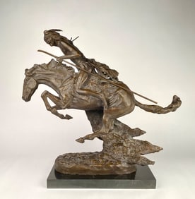 Bronze Sculpture in the Style of Frederick Remington (The Cheyenne)