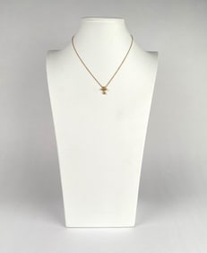 Tiffany & Co. Elsa Peretti 18k Gold and Diamond Cross Necklace