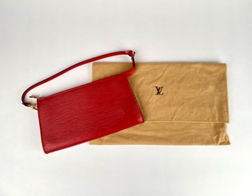 Louis Vuitton Red Epi Pochette