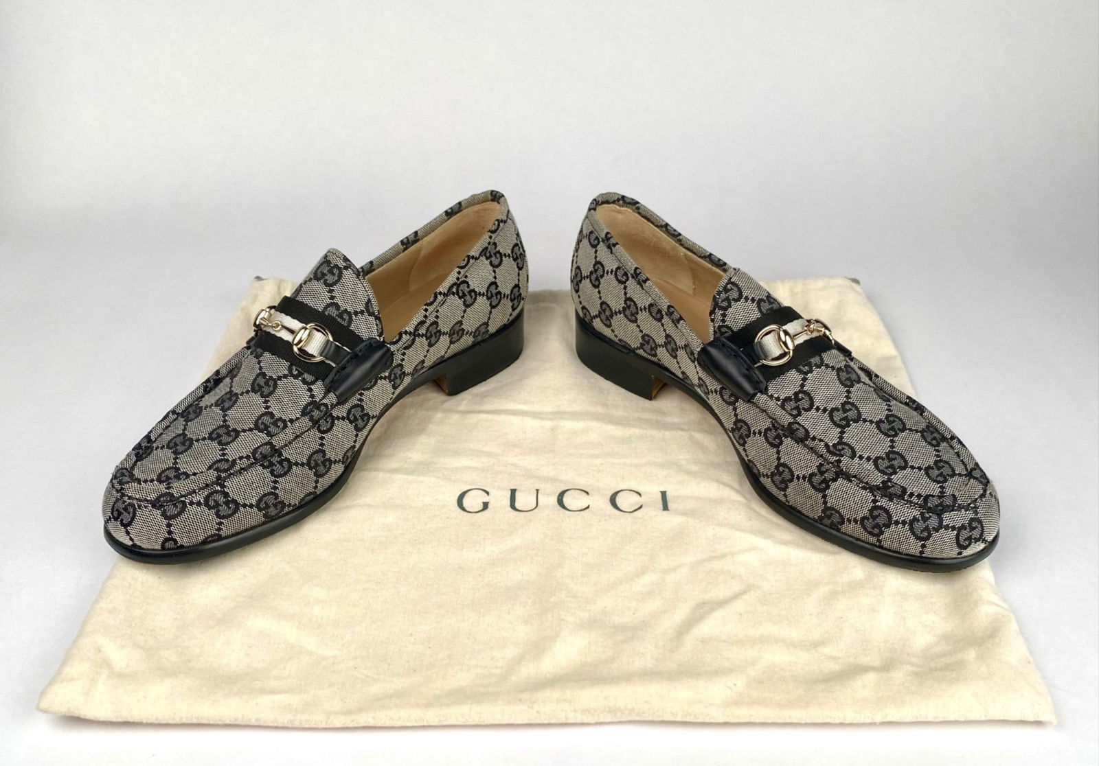 GUCCI モカシン　MOCASSINO PELLE SUOLA CUOLO Vintage Gucci Mocassino Pelle Mors. Met. Suola Cuoio in