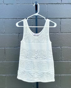 Emilio Pucci Cotton Knit Tank Top (Size Small)