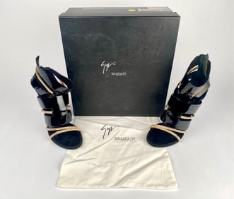 Giuseppe Zanotti for Balmain Patent Leather High Heels (Size 36)