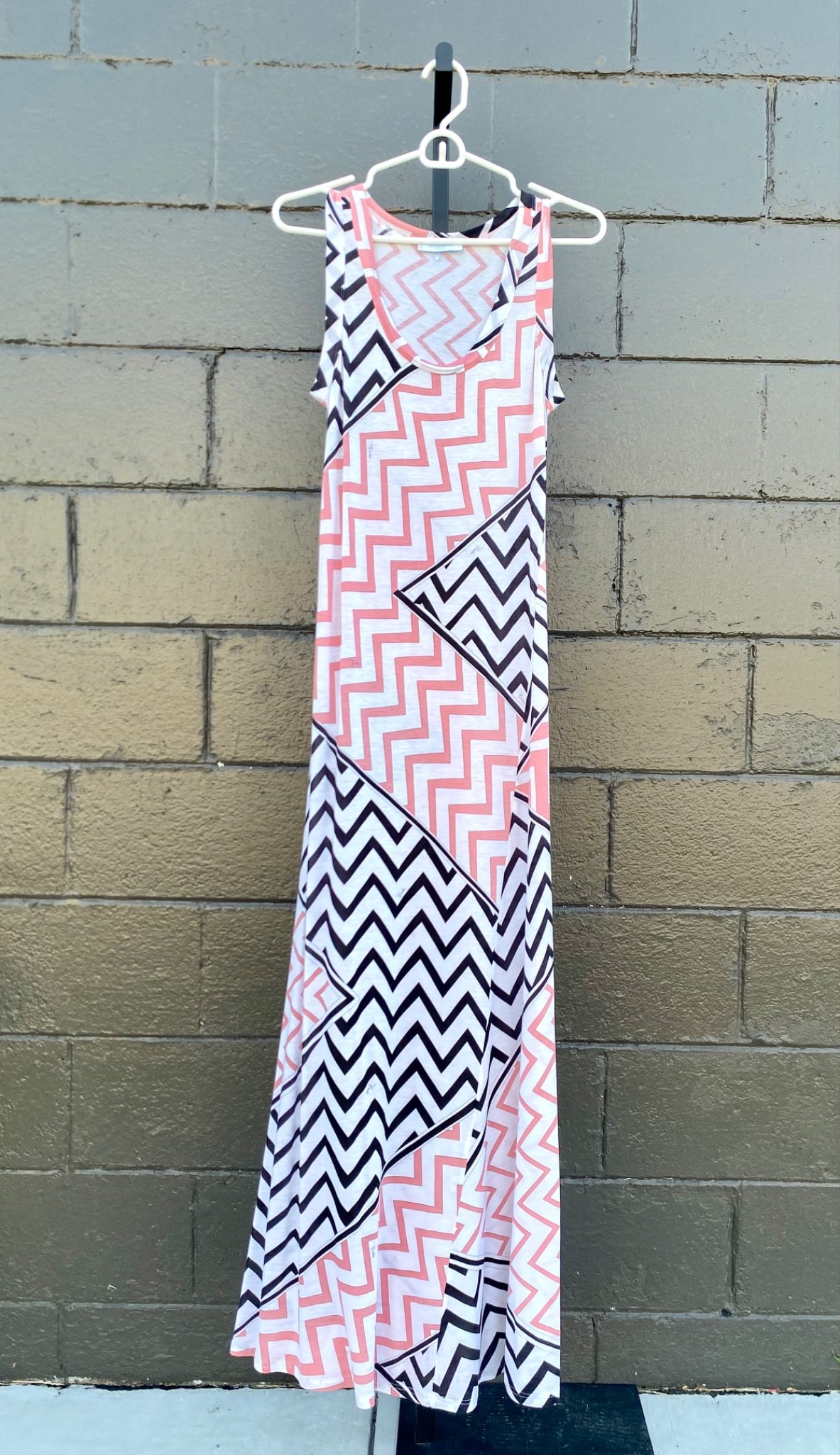 Emilio Pucci Maxi Dress with Chevron Print (Size 6) (1 of 8)
