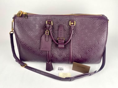 Louis Vuitton Keepall 45 Bandouliere in Monogram Empreinte Leather