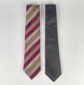 2 Designer Neckties (Armani Collezioni and Hugo Boss)