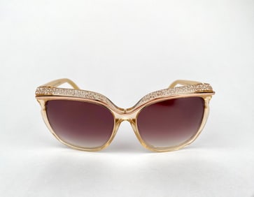 Jimmy Choo (SOPHIA/S DLNFM) Crystal Embellished Sunglasses