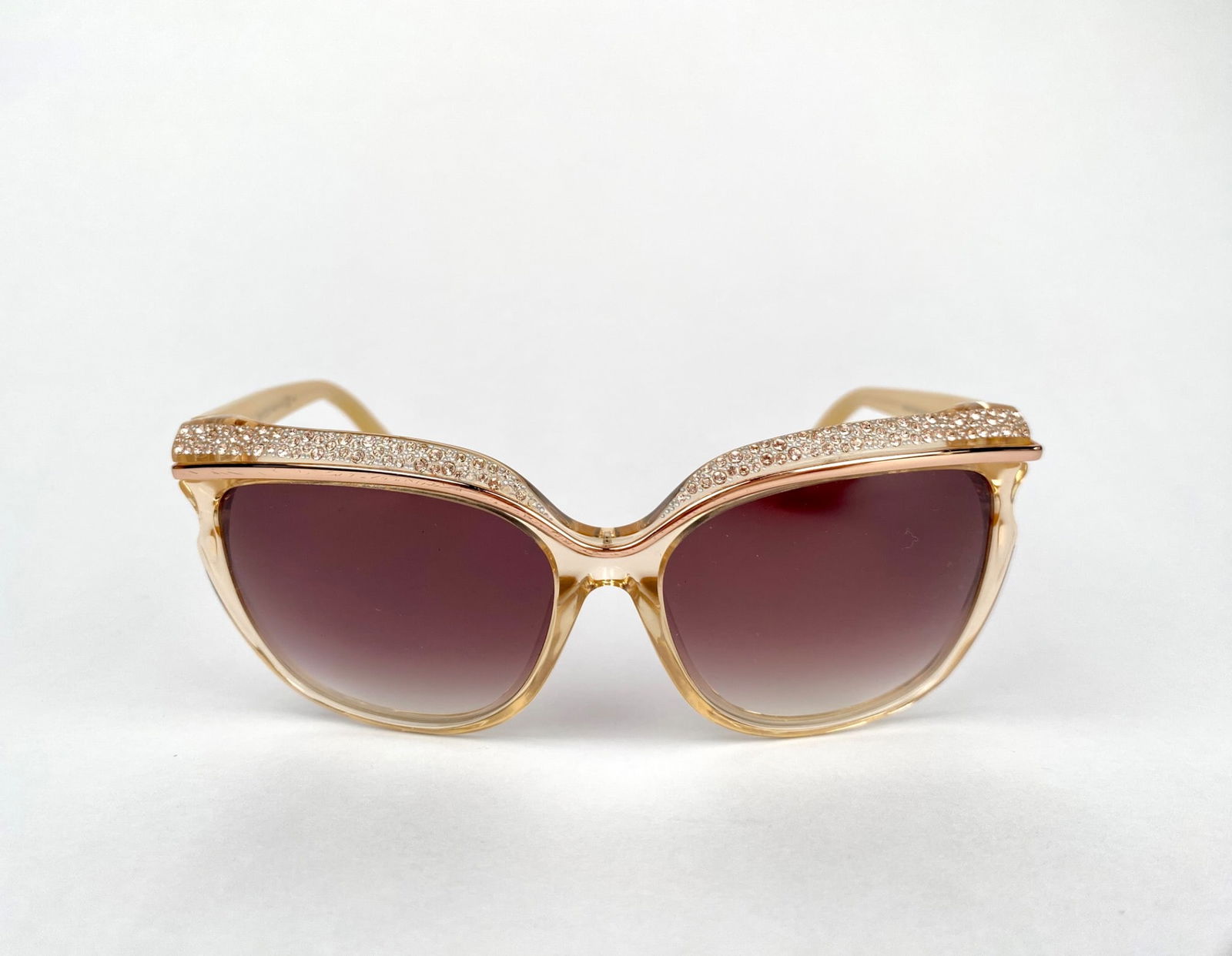 Jimmy Choo (SOPHIA/S DLNFM) Crystal Embellished Sunglasses (1 of 9)