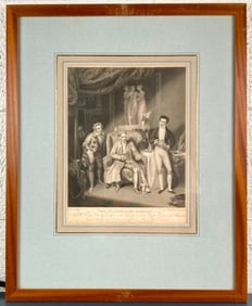 19th Century Engraving after George Clint The Clandestine Marriage