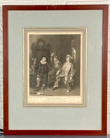 19th Century Engraving After Twelfth Night, H.P. Briggs