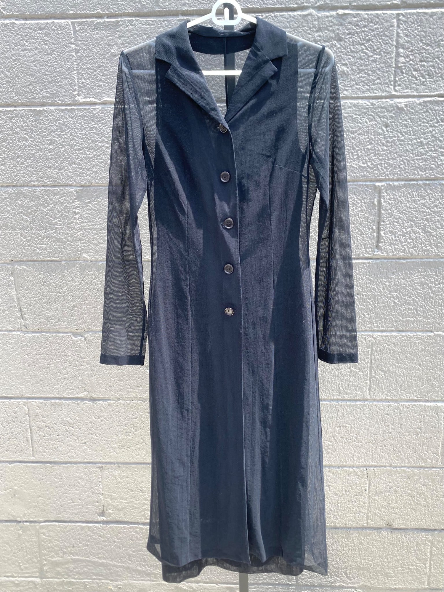 Dolce & Gabbana Black Mesh Dress and Jacket Set, Size 42 (1 of 12)