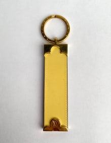 Louis Vuitton Yellow Enamel Key Ring