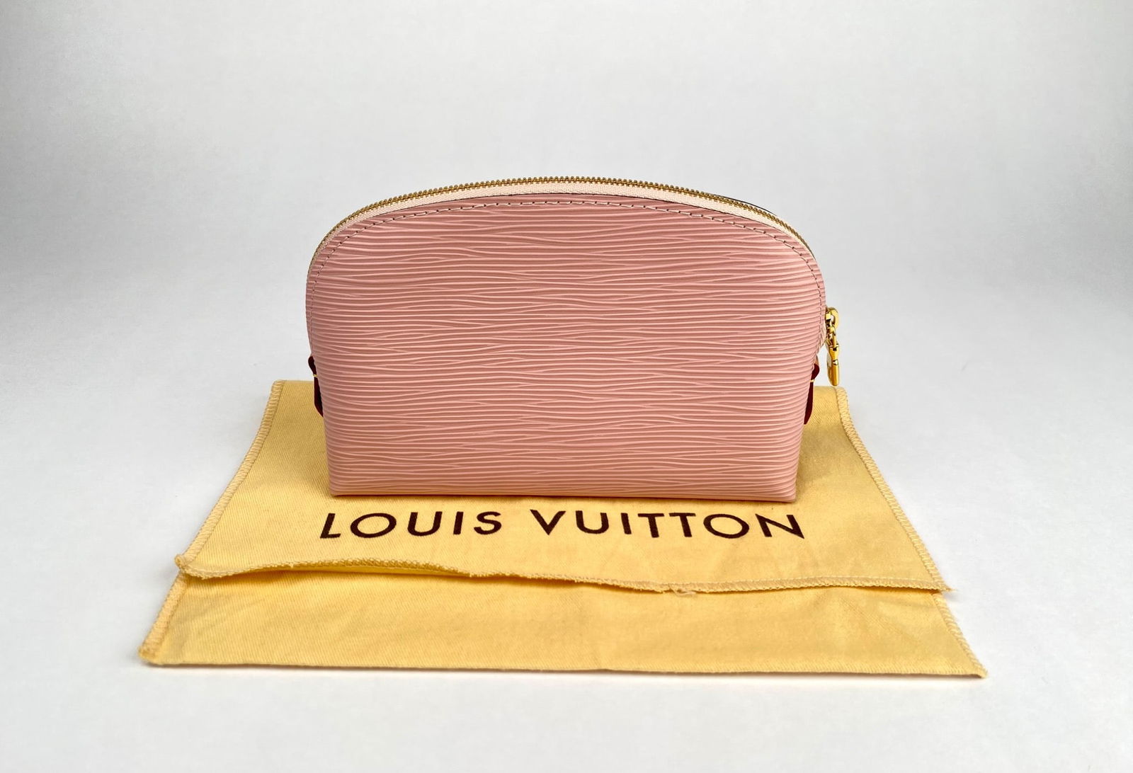 Louis Vuitton Pink Epi Leather Cosmetic Pouch with Dust Bag (1 of 9)