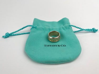 Tiffany & Co. Atlas Roman Numeral Ring, Sterling Silver, 2003