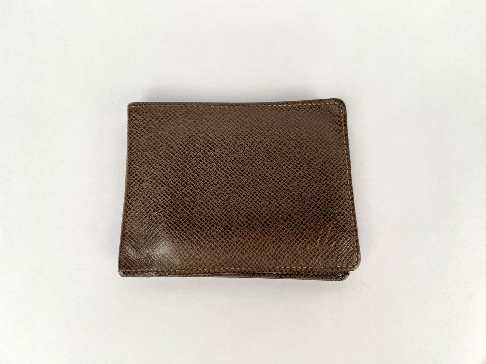 Louis Vuitton Brown Leather Bi-Fold Wallet (1 of 8)