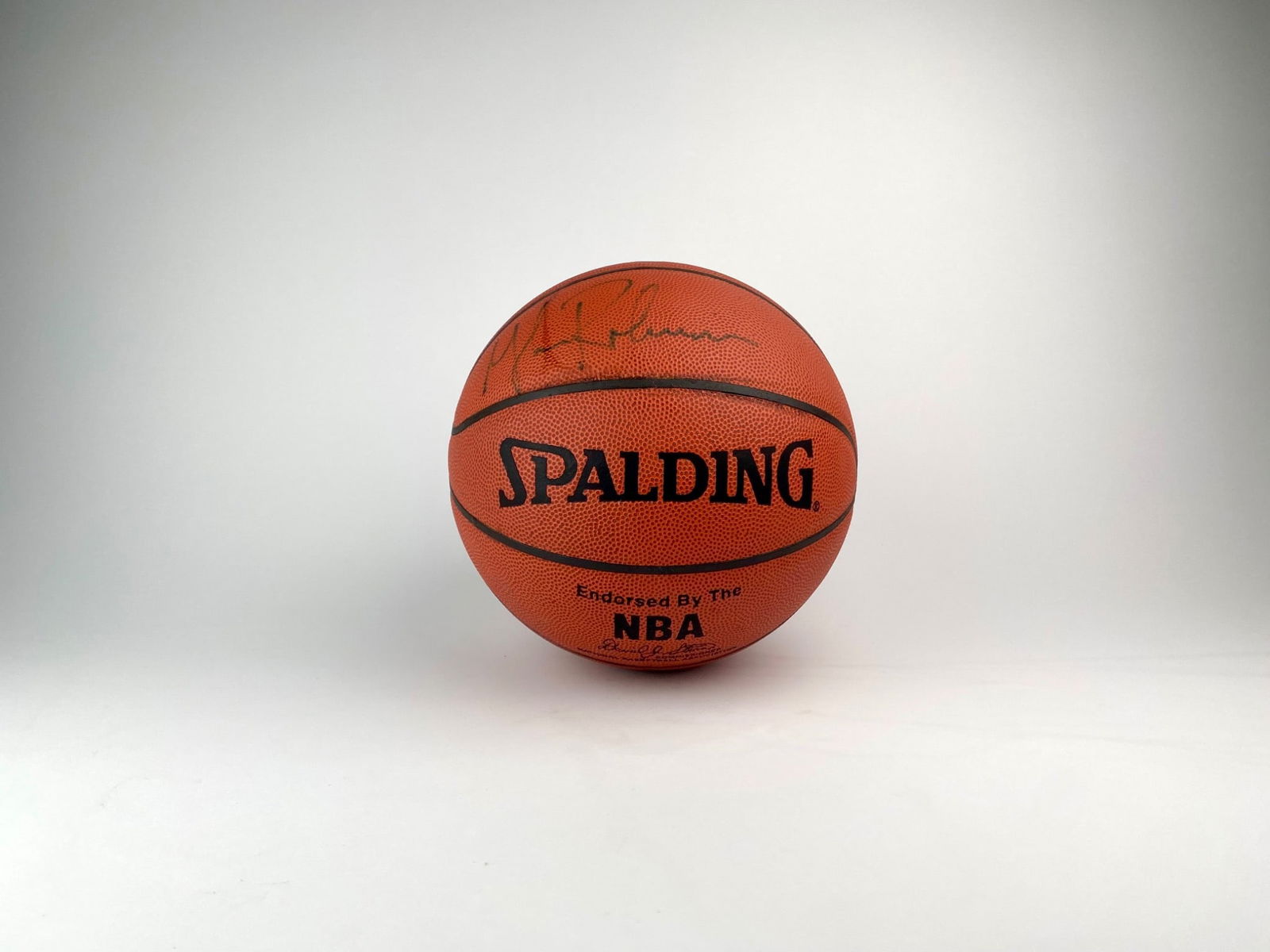 Michael Ray Richardson Signed Spalding NBA Basketball (1 of 8)