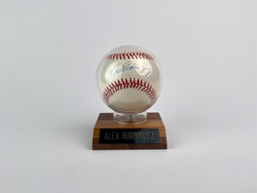 Alex Rodriguez Signed Rawlings American League Baseball