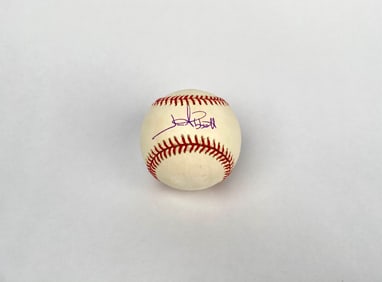 Jim Abbott Signed Official American League Baseball