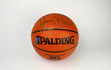 Spalding NBA Official Game Ball Signed by Larry Bird