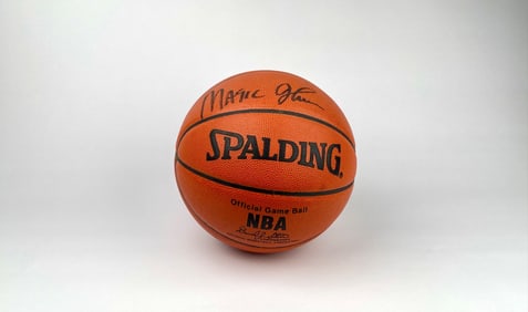 Spalding Official NBA Game Ball Signed by Magic Johnson