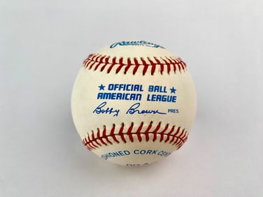 Lou Whitaker and Billy Muffett Dual-Signed Rawling Baseball