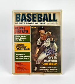 Baseball Sports Stars of 1969 Magazine Signed by Denny McLain