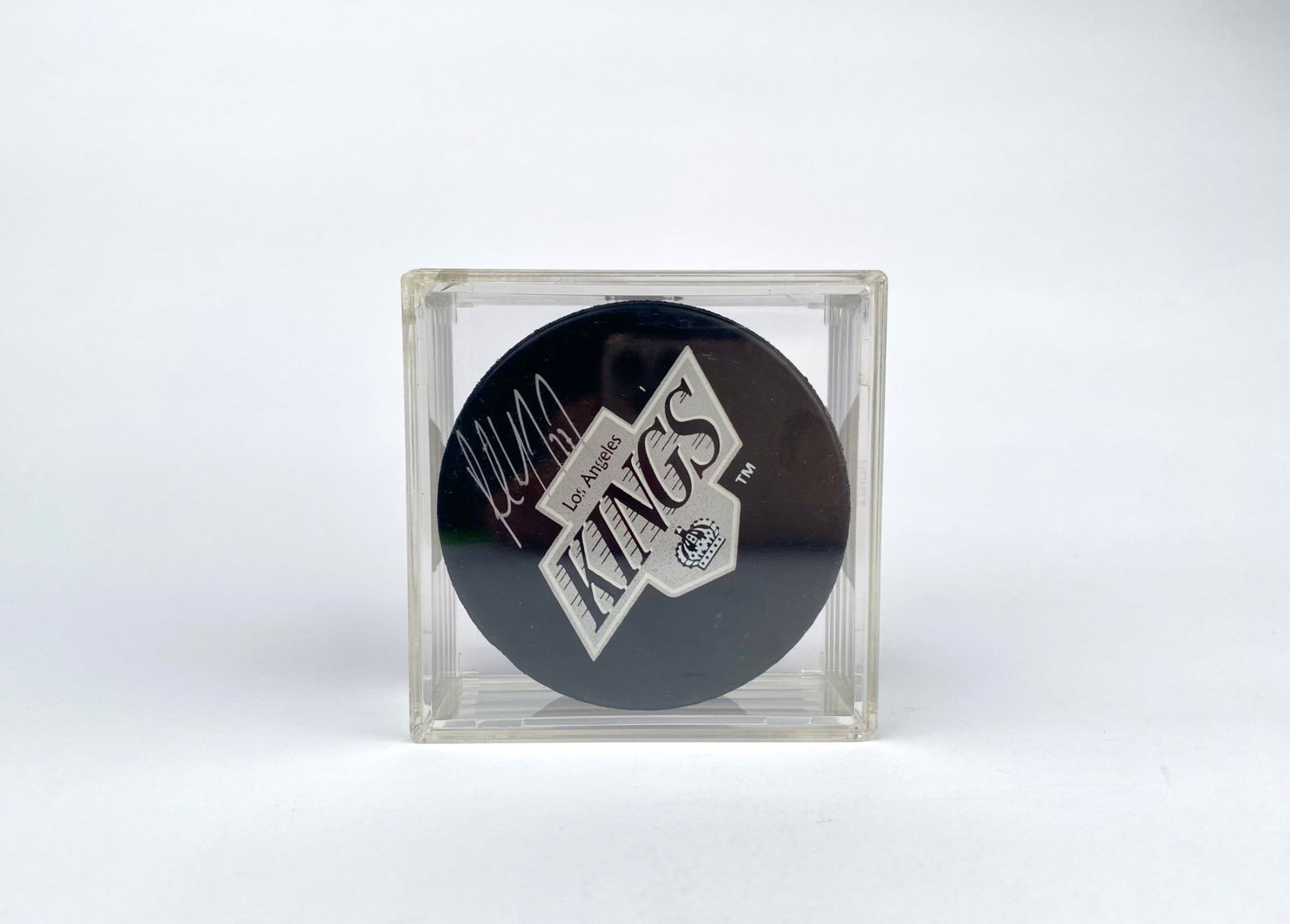 Signed Kings NHL Official Game Puck Signed by Paul Coffey (1 of 6)