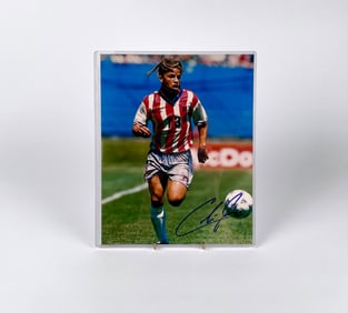 Cobi Jones Signed 810 Photo