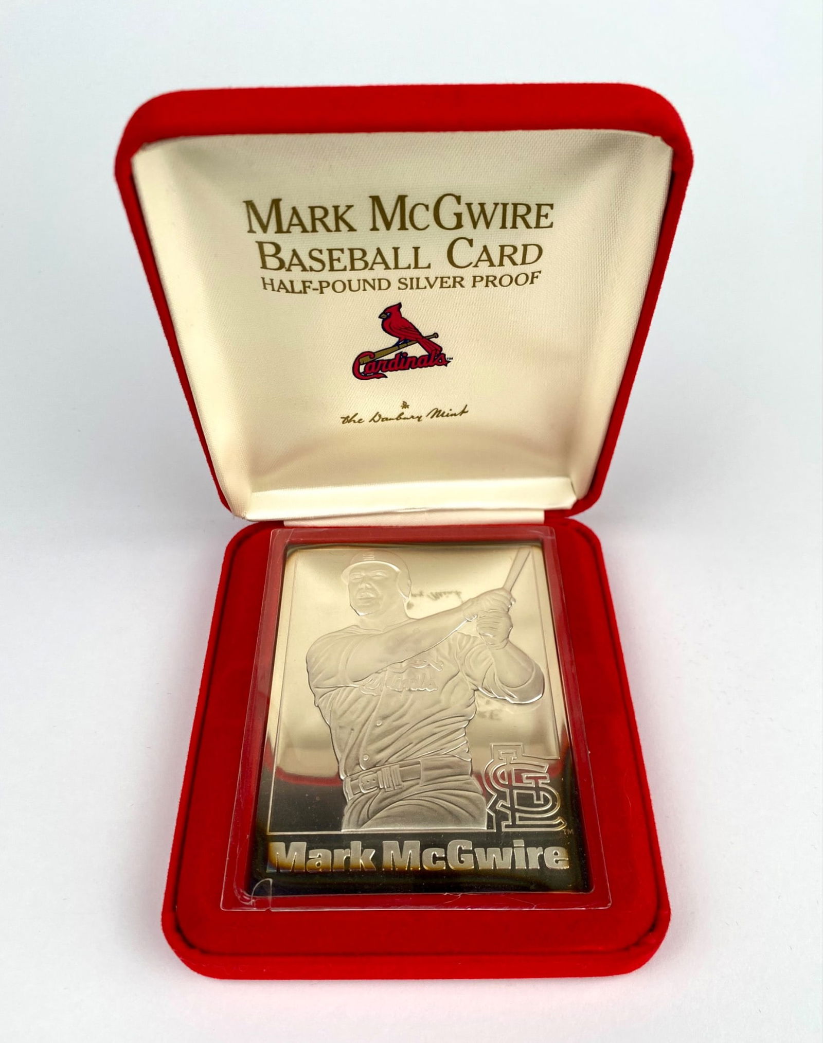 Mark McGwire Half-Pound Silver Baseball Card Proof (1 of 5)