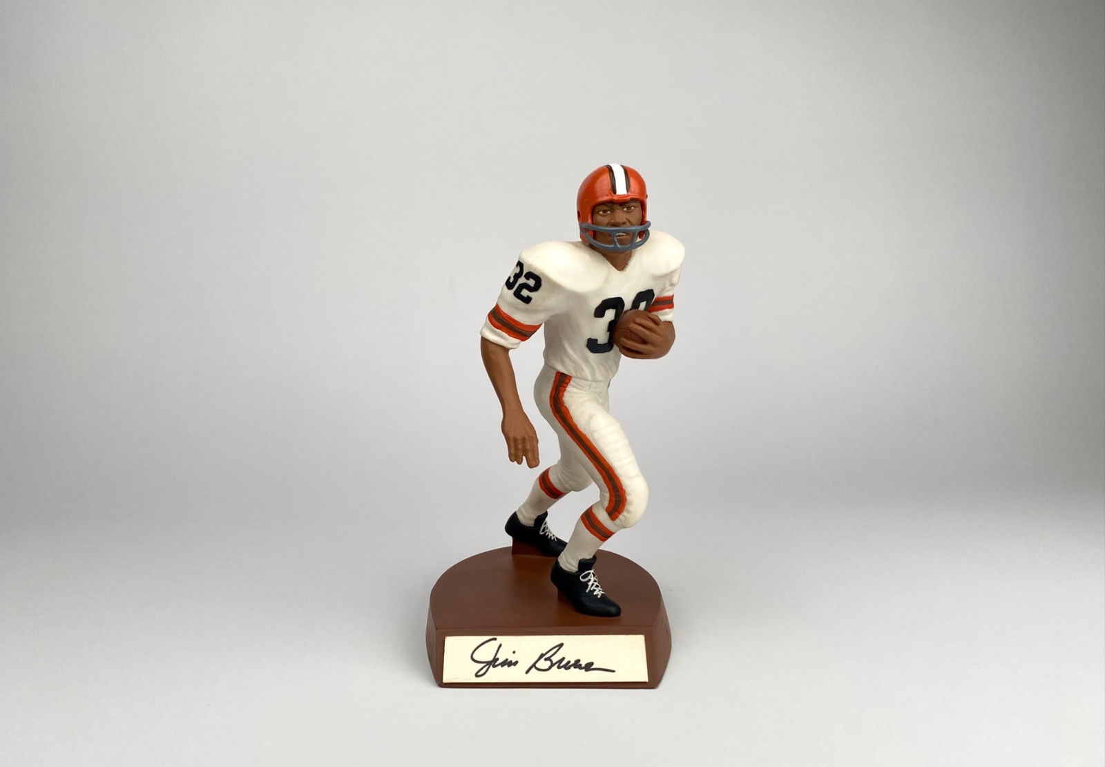 Jim Brown Signed Football Figurine (1 of 7)