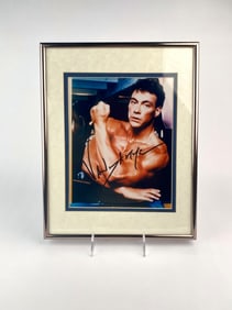 Jean-Claude Van Damme Signed Framed Photo