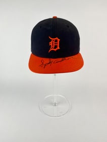 Sparky Anderson Signed Detroit Tigers Wool Cap