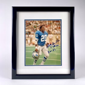 Billy Sims Signed Detroit Lions Photo