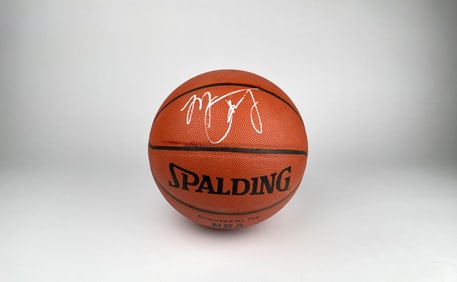 Possibly Michael Jordan Signed Spalding Basketball
