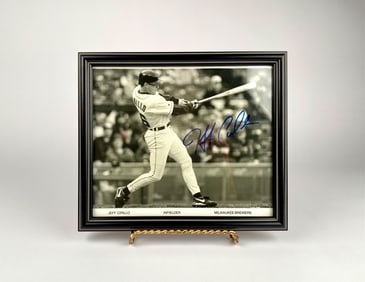 Jeff Cirillo Signed Framed Milwaukee Brewers Photograph