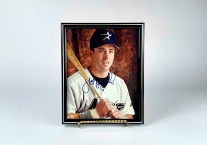 Jeff Bagwell Signed Houston Astros Photograph MLBPA Hologram