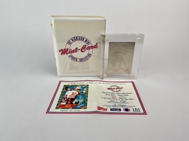 Jerry Rice 1986 Topps Silver Mint-Card with COA
