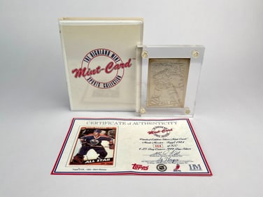 Mark Messier 1984 Topps All-Star Silver Mint Card (COA)