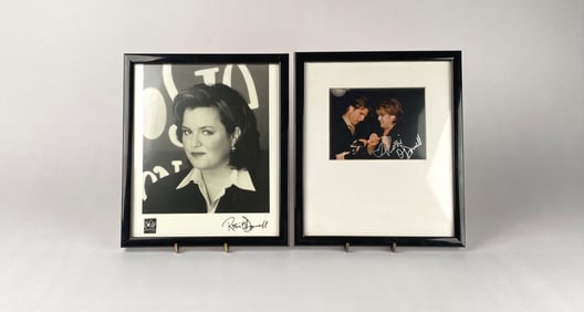Set of Two Signed Rosie ODonnell Photographs