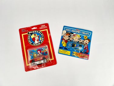 1994 McDonald’s Racing Team Car and Rice Krispies Treats NASCAR Mini Cars (2 Items)