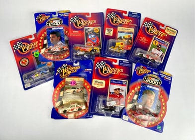 Lot of 8 NASCAR Winner’s Circle Die-Cast Cars in Original Packaging