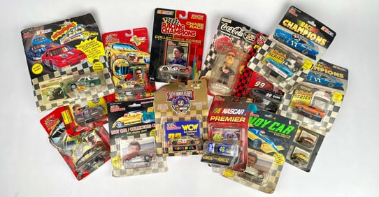 NASCAR Die-Cast Cars and Collectibles Lot in Original Packaging