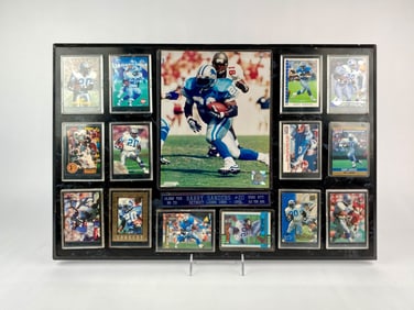 Barry Sanders Detroit Lions Football Card & Photo Display
