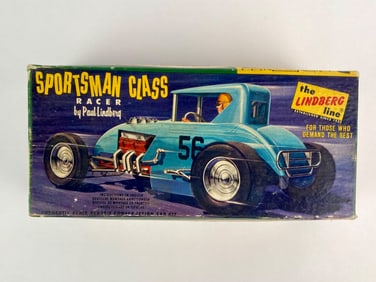 Lindberg Sportsman Class Racer Model Kit