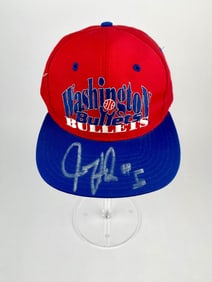 Washington Bullets Limited Edition Hat Signed by Juwan Howard