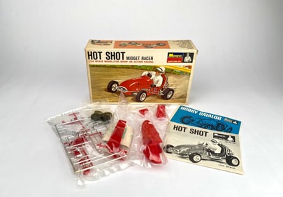 Vintage Monogram 1/24 Scale Hot Shot Midget Racer Unbuilt Model Kit