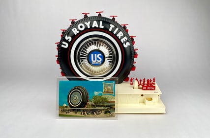 Ideal Toy Corp. US Royal Tires Ferris Wheel Playset with Postcard (1964-65 New York World’s Fair)