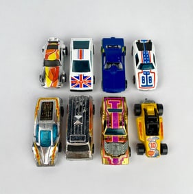 8 Vintage Hot Wheels Cars, 1970s-1980sÂ