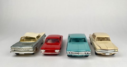 Set of Four Vintage Model Cars