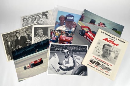 AJ Foyt Memorabilia Including Photos, Ephemera, and Booklet